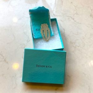 Tiffany & Co. Vintage Sterling Silver Engraved, Owl Bookmark, Rare